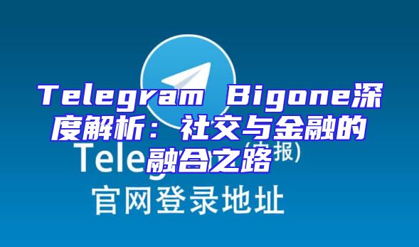 Telegram Bigone深度解析：社交与金融的融合之路