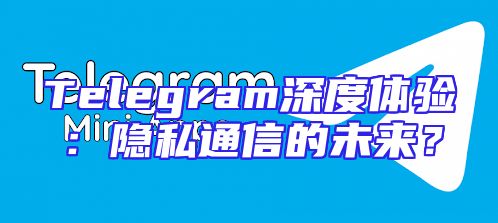 Telegram深度体验：隐私通信的未来？