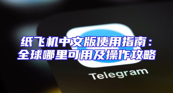 纸飞机中文版使用指南：全球哪里可用及操作攻略
