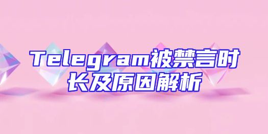 Telegram被禁言时长及原因解析