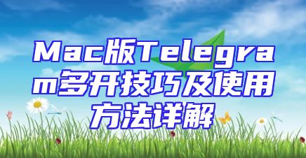 Mac版Telegram多开技巧及使用方法详解