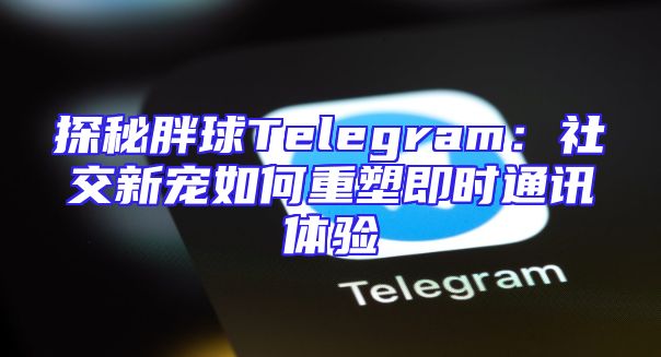 探秘胖球Telegram：社交新宠如何重塑即时通讯体验
