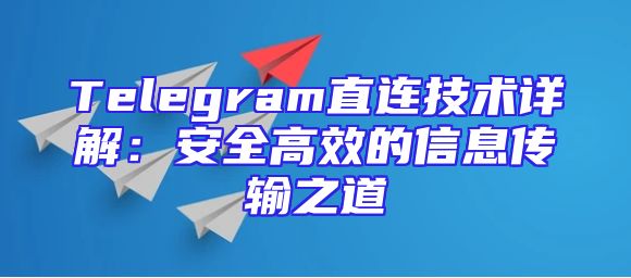 Telegram直连技术详解：安全高效的信息传输之道