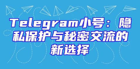 Telegram小号：隐私保护与秘密交流的新选择