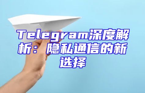 Telegram深度解析：隐私通信的新选择