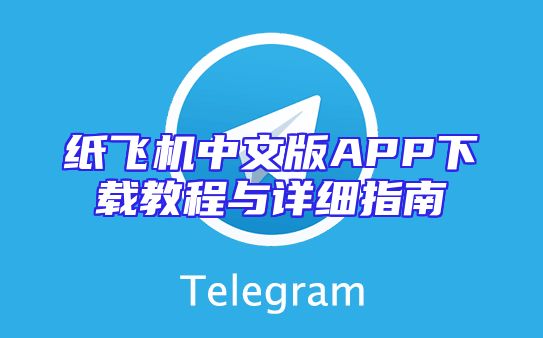 纸飞机中文版APP下载教程与详细指南