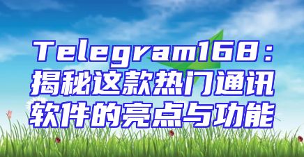 Telegram168：揭秘这款热门通讯软件的亮点与功能