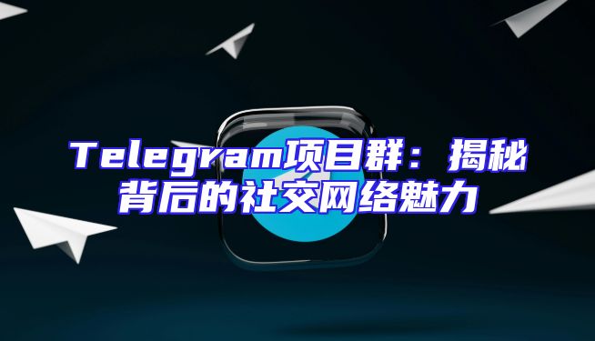 Telegram项目群：揭秘背后的社交网络魅力