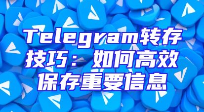 Telegram转存技巧：如何高效保存重要信息