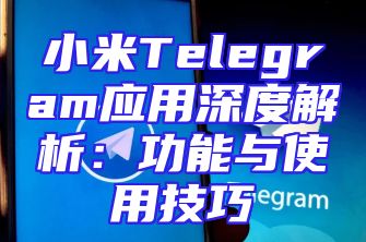 小米Telegram应用深度解析：功能与使用技巧