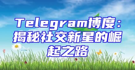 Telegram博度：揭秘社交新星的崛起之路