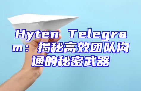 Hyten Telegram：揭秘高效团队沟通的秘密武器