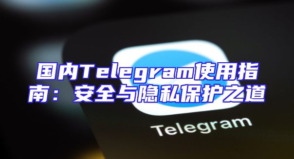 国内Telegram使用指南：安全与隐私保护之道