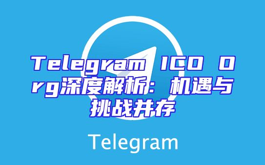 Telegram ICO Org深度解析：机遇与挑战并存