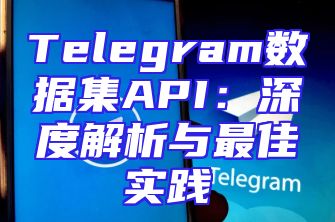 Telegram数据集API：深度解析与最佳实践