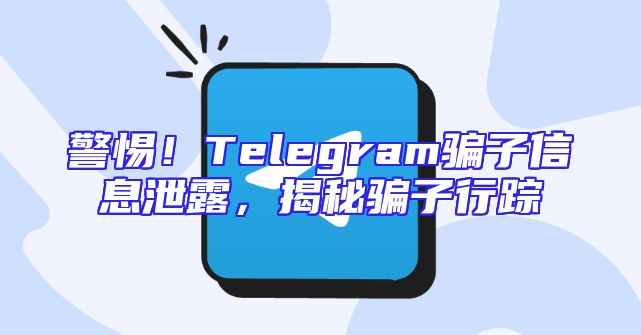 警惕！Telegram骗子信息泄露，揭秘骗子行踪
