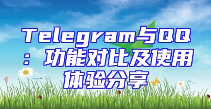 Telegram与QQ：功能对比及使用体验分享