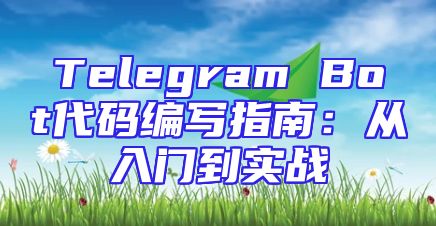 Telegram Bot代码编写指南：从入门到实战
